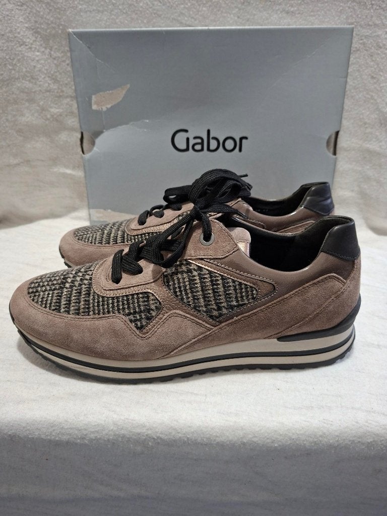 1651 NIEUW Gabor sneaker maat 43 uitneembaar voetbed H *, Bruin, Gabor, Nieuw, Ophalen of Verzenden