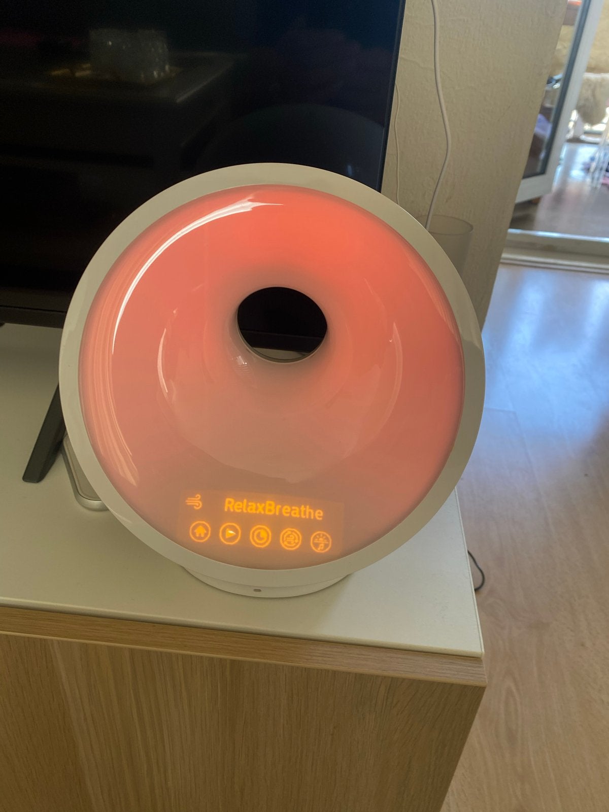 Philips HF3671 Wake-up Light - Lichttherapie Wekker, Ophalen, Zo goed als nieuw, Digitaal