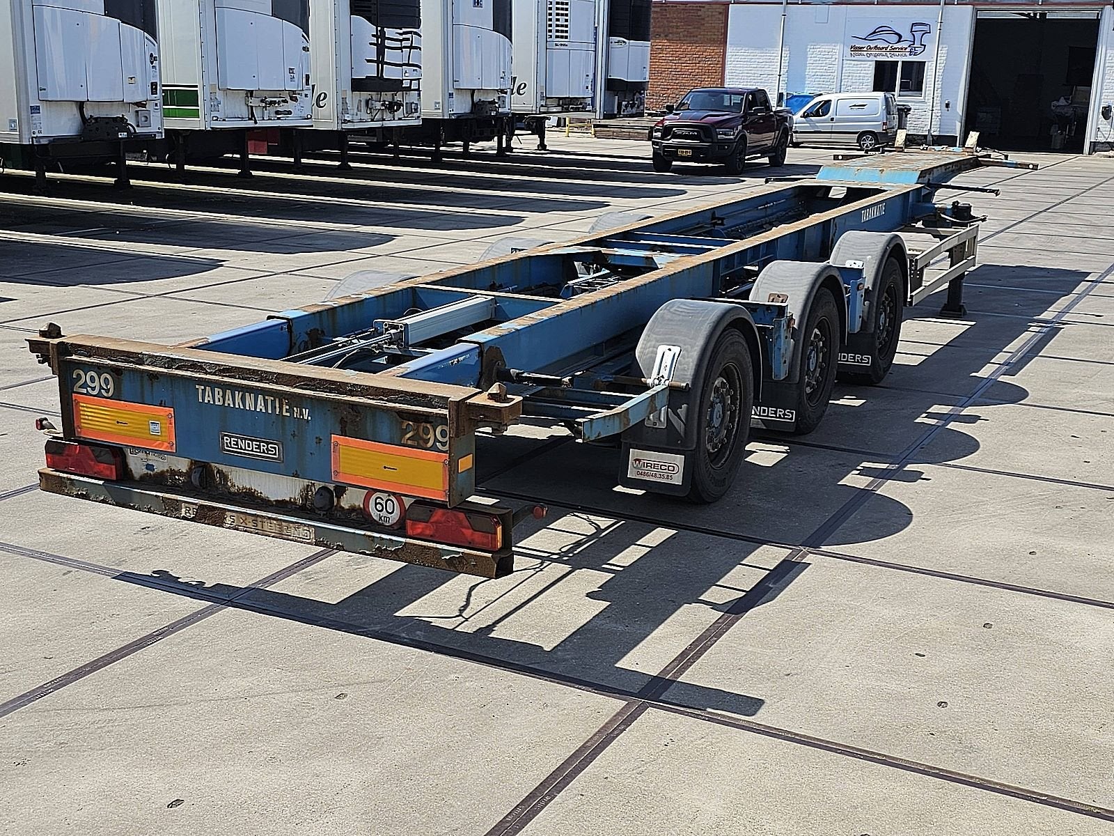 RENDERS CHASSIS PORTMASTER, Auto's, Vrachtwagens, Overige kleuren, Bedrijf, Aanhangers en Opleggers, Te koop