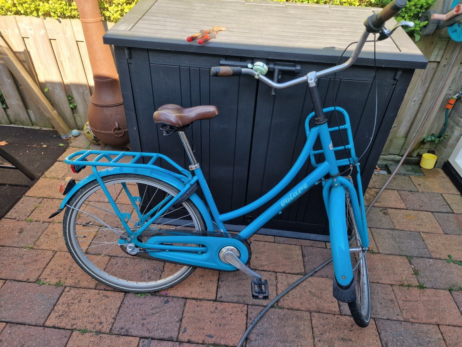 26 inch fiets met 3 versnellingen, Terugtraprem, Gebruikt, Versnellingen, 50 tot 53 cm