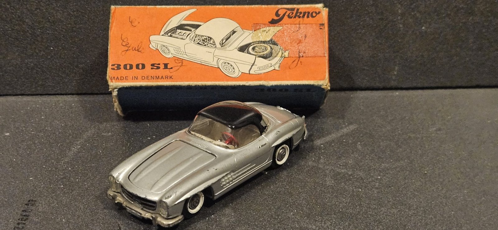 Tekno denmark mercedes 300 sl, Ophalen of Verzenden, Gebruikt, Auto, Overige merken