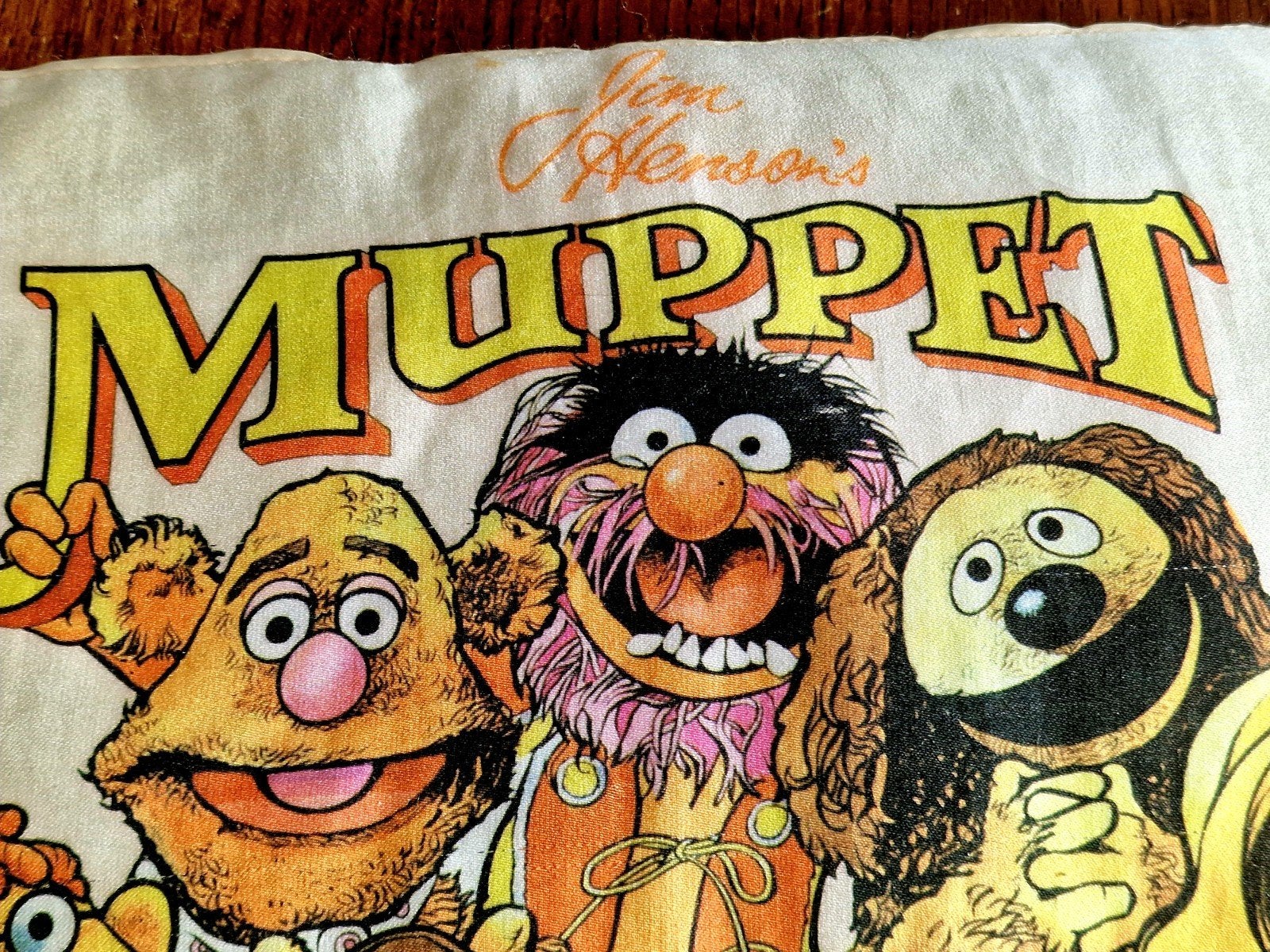 Zeldzaam Origineel Muppets kussentje 1979 the Muppet Show, Ophalen of Verzenden, Gebruikt, Tv, Gebruiksvoorwerp