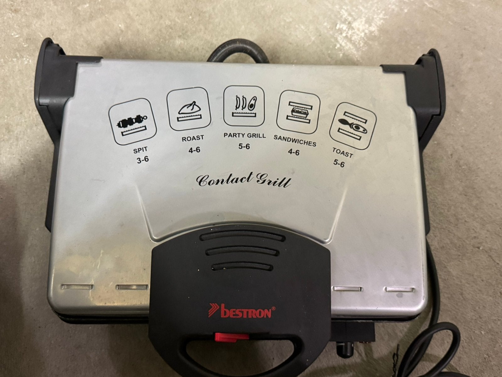 Bestron contactgrill, Ophalen, Gebruikt