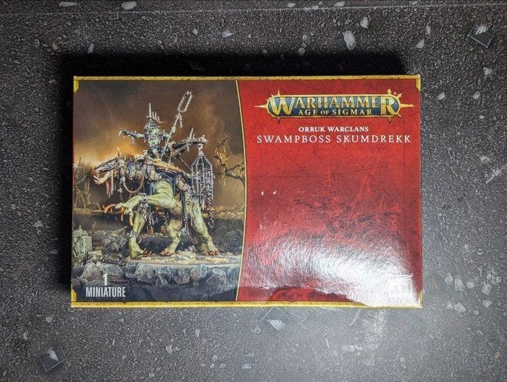 Warhammer Age of Sigmar Orruk Warclans Swampboss Skumdrekk, Ophalen of Verzenden, Nieuw, Warhammer, Figuurtje(s)