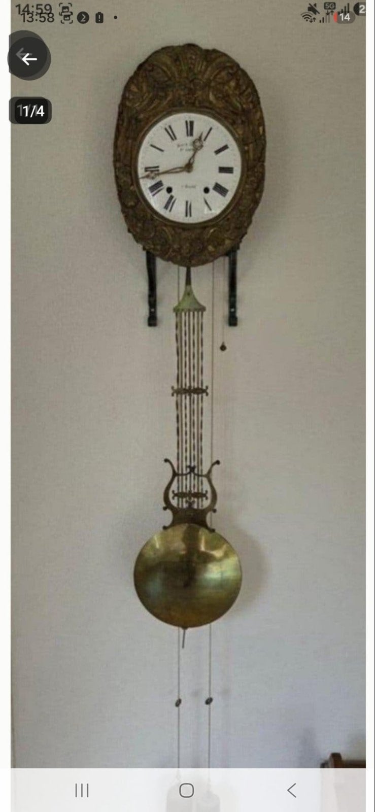 Comtoise klok, Ophalen of Verzenden