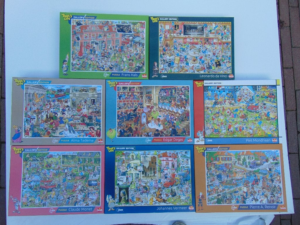 That's life Gallery Edition puzzels, Ophalen of Verzenden, 500 t/m 1500 stukjes, Zo goed als nieuw, Legpuzzel