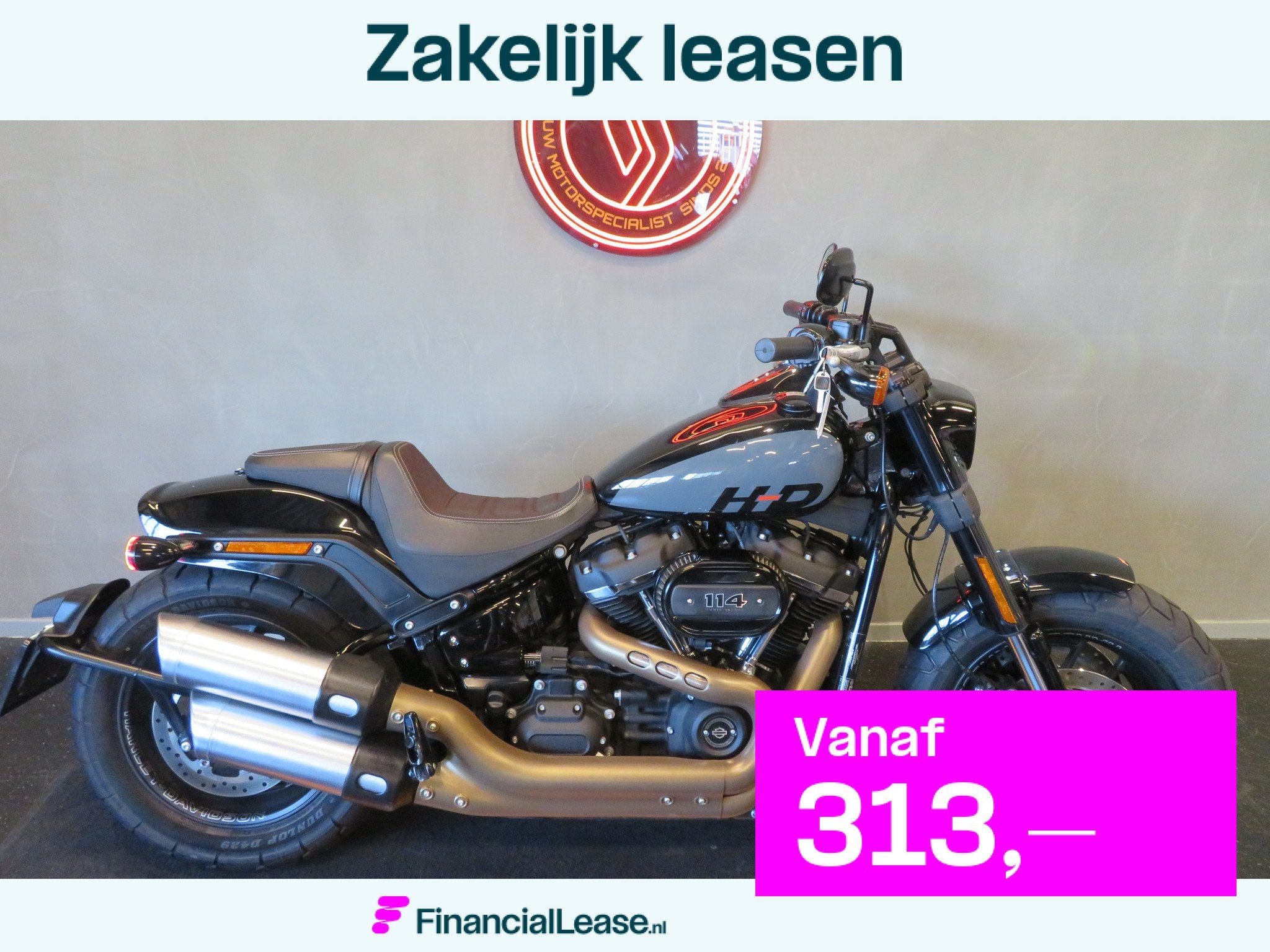 Harley-Davidson FXFBS FAT BOB 114 SPECIALE EDITION!, Motoren, Chopper, 1868 cc, Gebruikt, Bedrijf