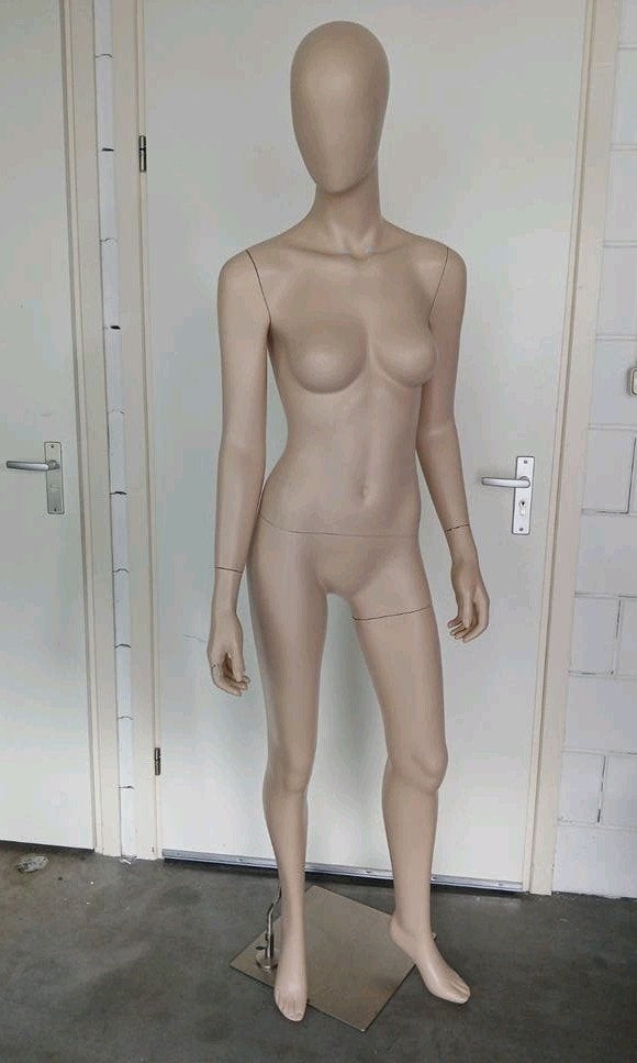 etalagepop,  mannequin vrouwelijk, Ophalen, Gebruikt, Paspop