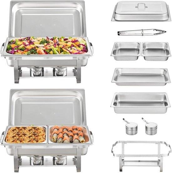 Chafing Dish - Buffetwarmer - Rechthoekige Chafing Dish Elek, Corvance B.V., Verzenden, Nieuw, Corvancebol@gmail.com