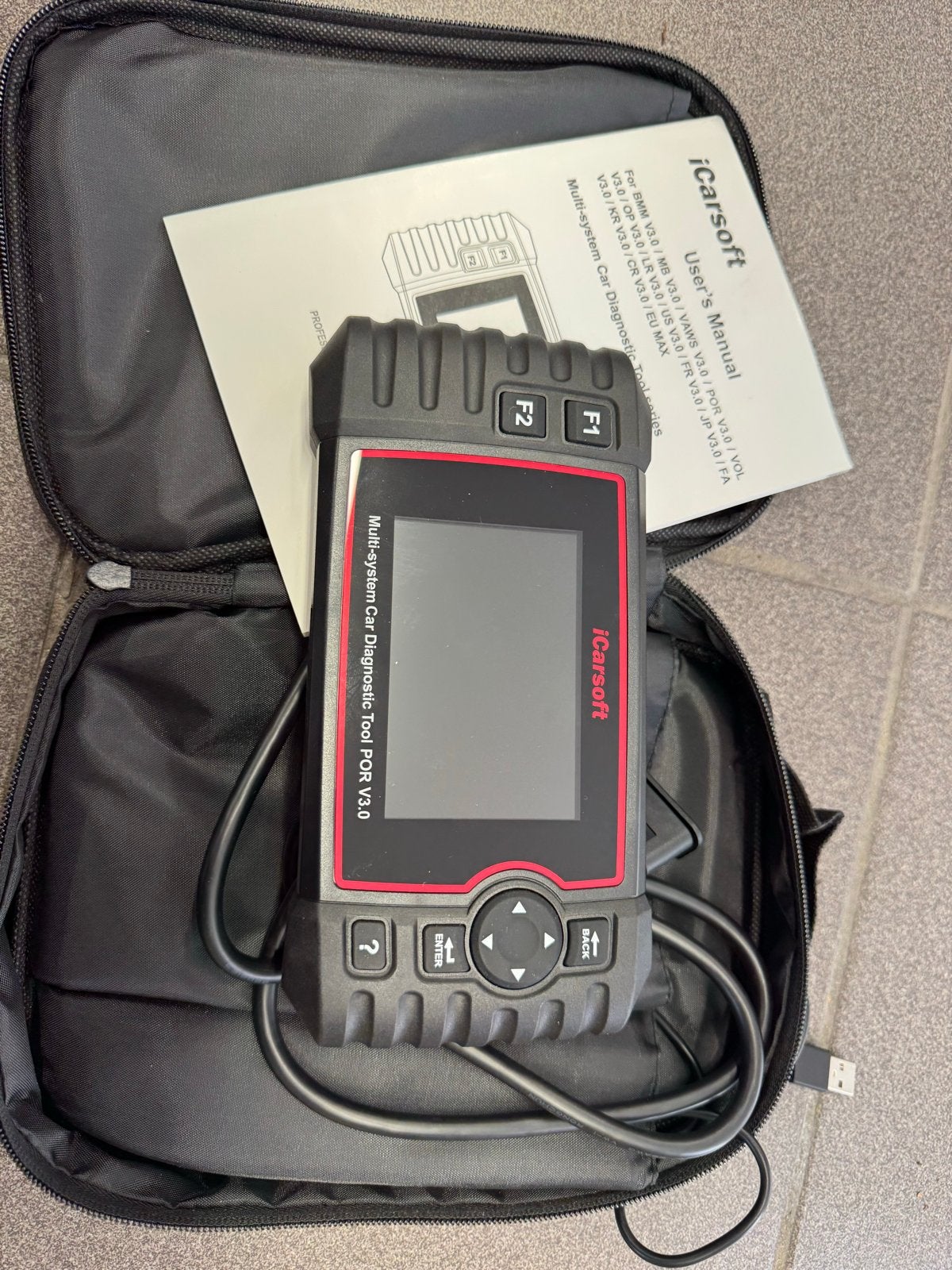 iCarsoft Multi-System Car Diagnostic Tool Porsche V3.0, Ophalen of Verzenden, Zo goed als nieuw