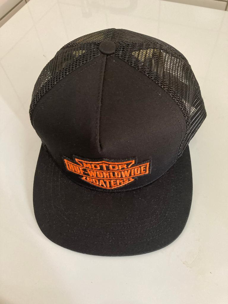 Harley-Davidson Trucker Cap Zwart - One Size, Verzenden, Nieuw, One size fits all, Pet