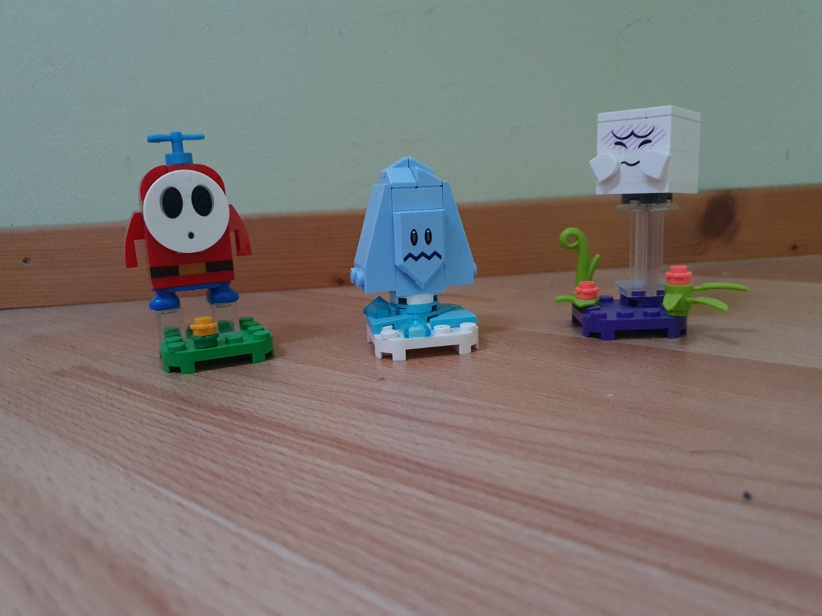 Lego Super Mario figuren - set van 3, Ophalen of Verzenden, Zo goed als nieuw, Overige merken