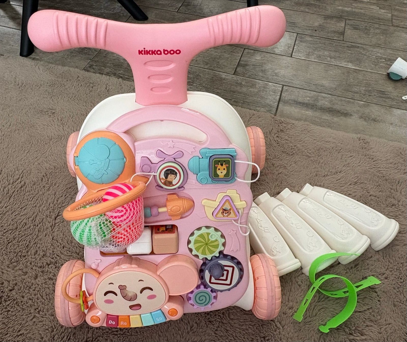 Kikka boo looptrainer met activiteitenpaneel, Ophalen, Zo goed als nieuw, Overige typen, Met licht