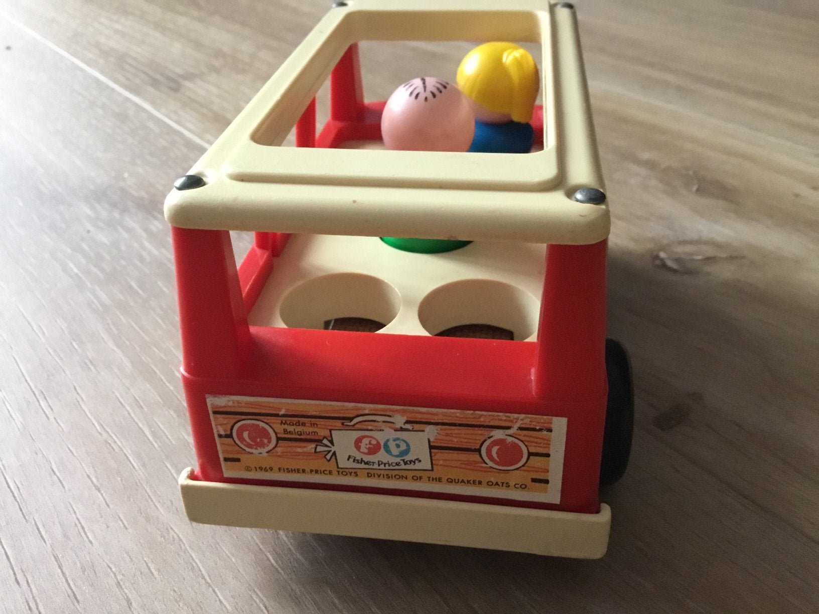 Fischer price busje vintage., Ophalen, Gebruikt