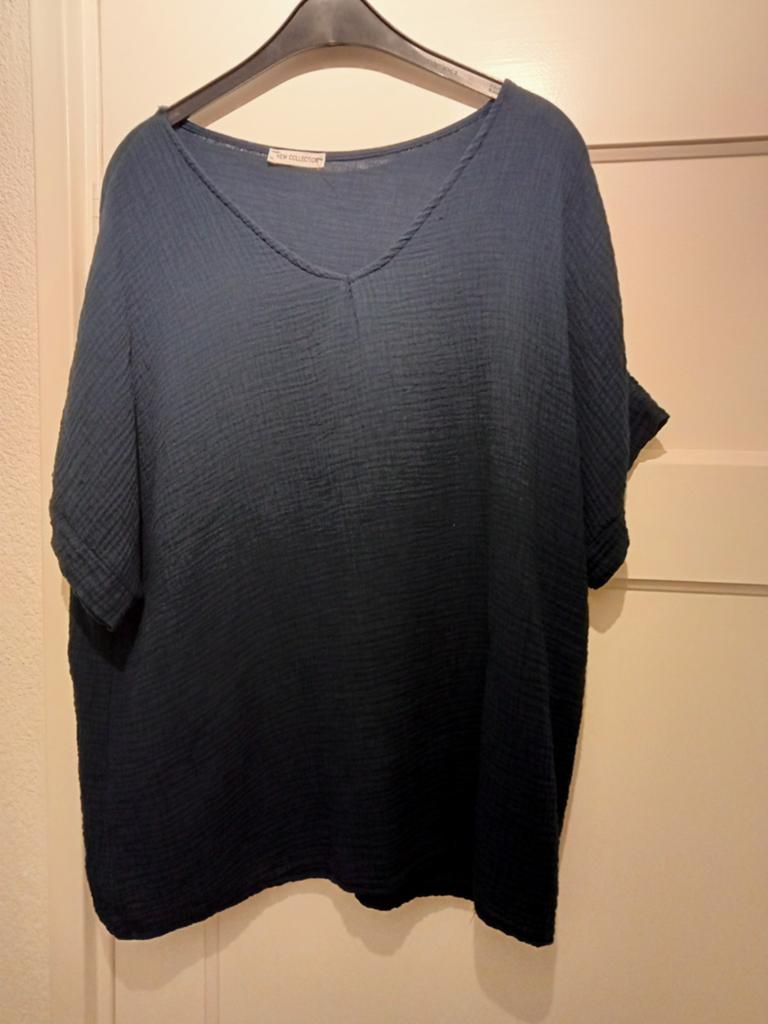 Heerlijk donkerblauw wafeltjes katoenen pak, Ophalen of Verzenden, Nieuw, Maat 46/48 (XL) of groter, Blauw