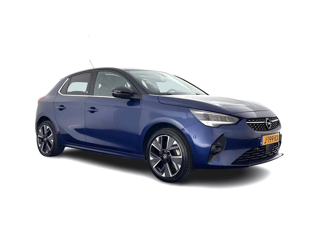 Opel CORSA-E Elegance 50 kWh [ 3-Fase ] (INCL-BTW) Aut. *FUL, Auto's, Opel, 330 km, 136 pk, Gebruikt, Zwart