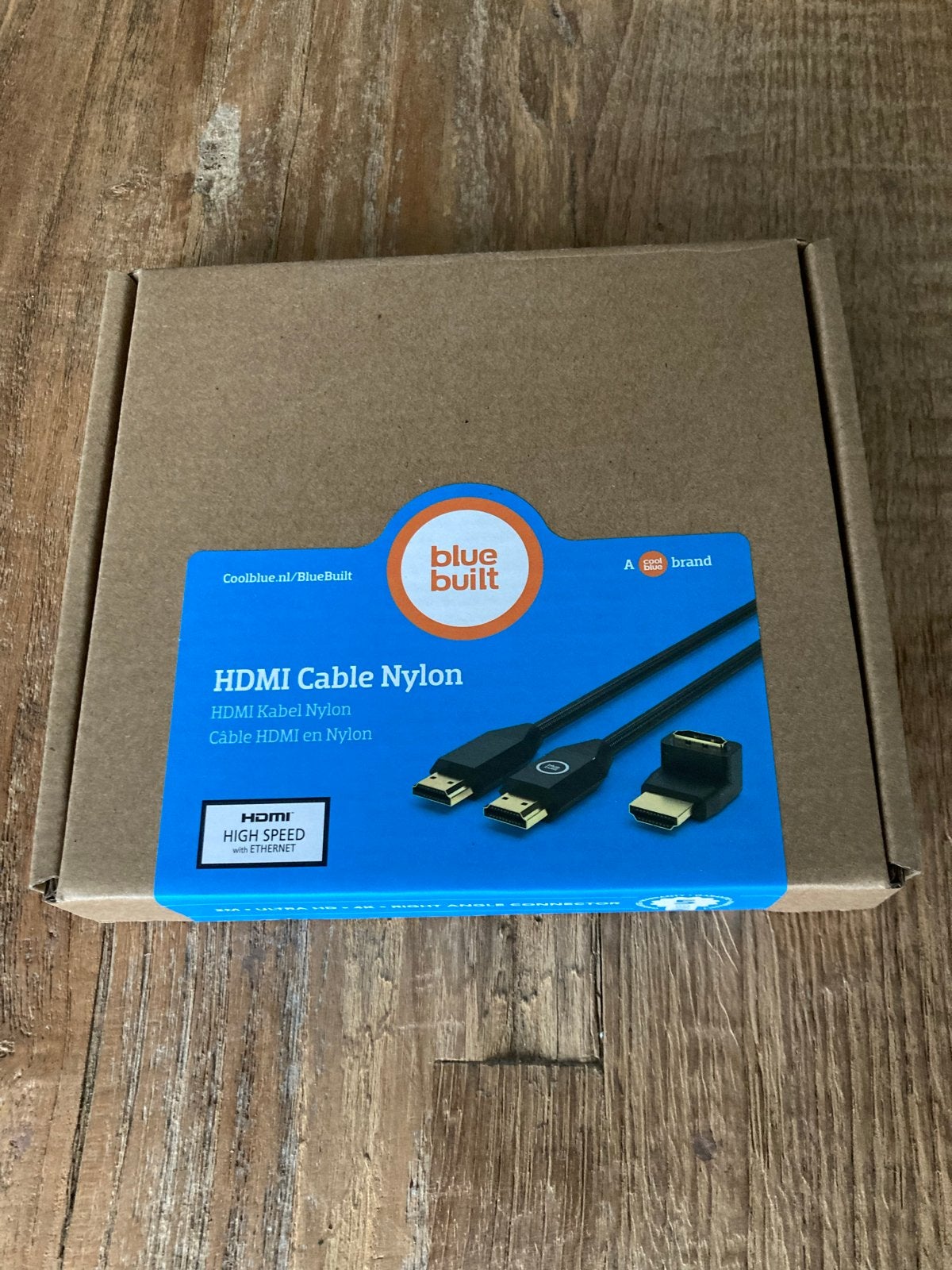 BlueBuilt HDMI Kabel Nylon - 2 meter, Ophalen of Verzenden, Nieuw, 2 tot 5 meter, HDMI-kabel
