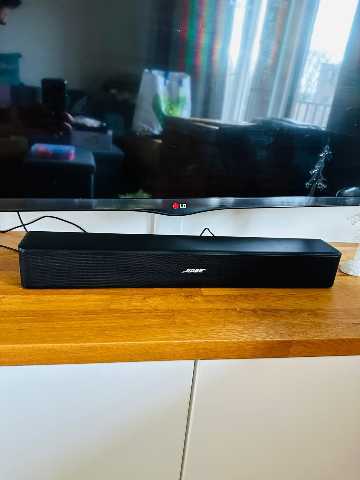 Bose Solo 5 TV Sound System Soundbar, Ophalen of Verzenden, Bluetooth, Zo goed als nieuw