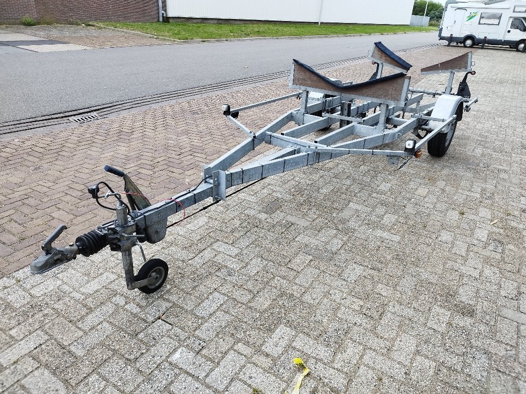 Pega trailer kielboot gebruikt, Watersport en Boten, Ophalen, Gebruikt, 1500 tot 3000 kg, Geremd