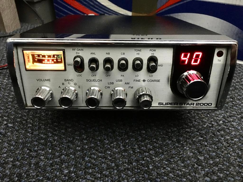 27 mc superstar 2000 allmode 200 ch pr incl vzk, Ophalen of Verzenden, Zender en Ontvanger