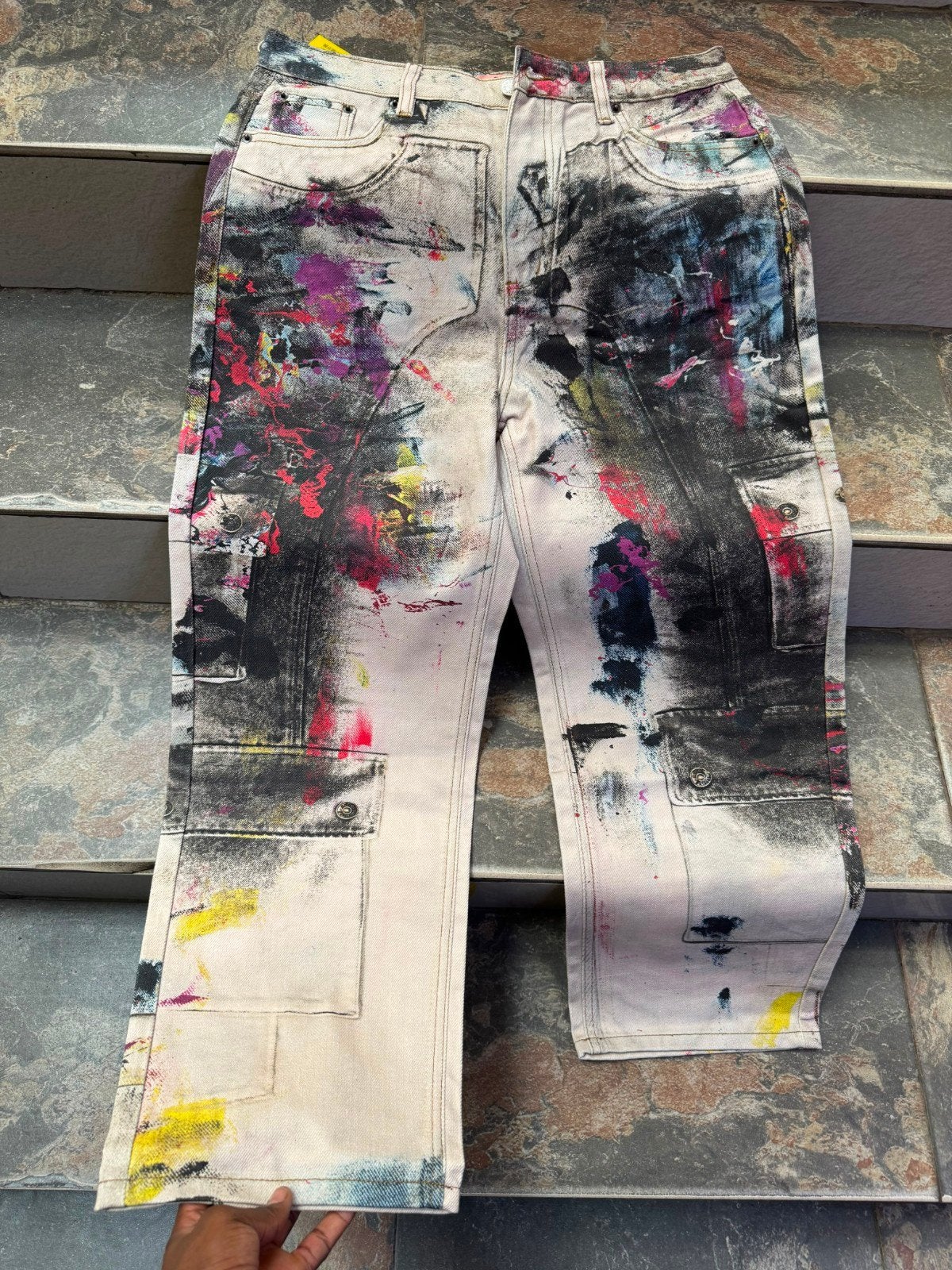 acne studios 1981 u Tlo painter denim jean, unisex, Kleding | Dames, Overige kleuren, Fashion, Ophalen of Verzenden, Zo goed als nieuw