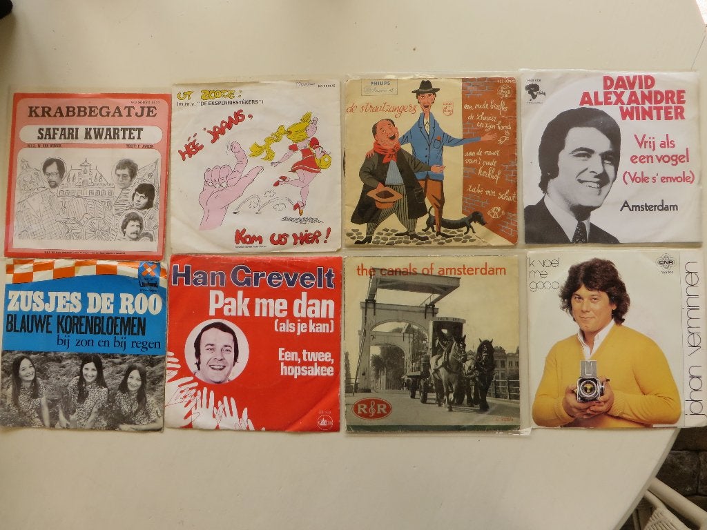 nl singels  8 stuks, Cd's en Dvd's, Vinyl Singles, Ophalen of Verzenden, Gebruikt, Nederlandstalig