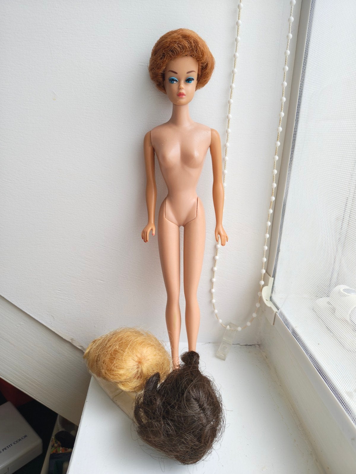 Vintage Barbie Fashion Queen + 3 Originele Pruiken, Verzamelen, Ophalen of Verzenden, Gebruikt