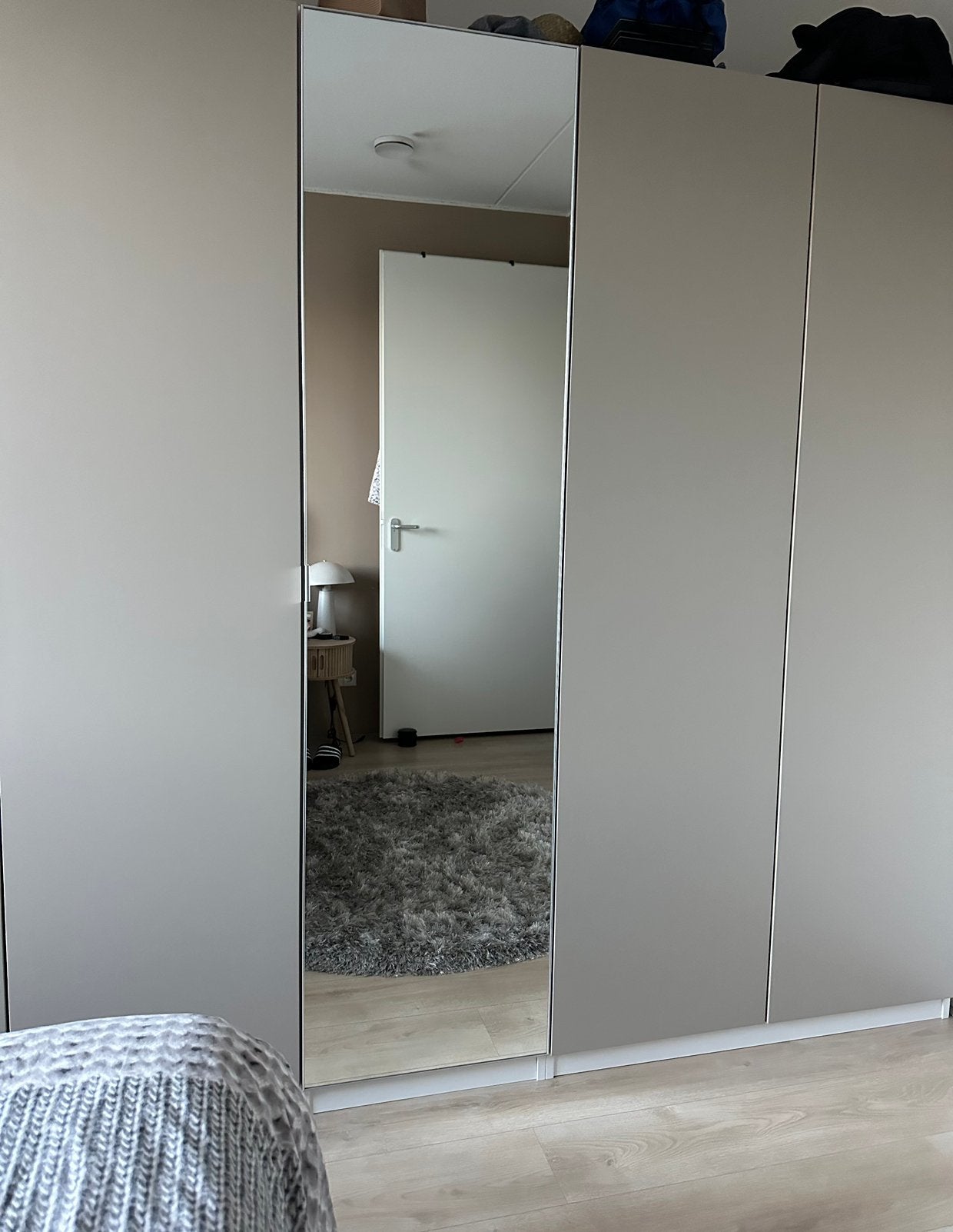 Spiegeldeur pax kast, Huis en Inrichting, Ophalen, 200 cm of meer, 50 tot 100 cm, Zo goed als nieuw