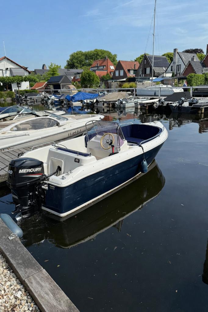 2006 Clever Warrior 475, Watersport en Boten, Ophalen, Gebruikt, 30 tot 50 pk, Buitenboordmotor
