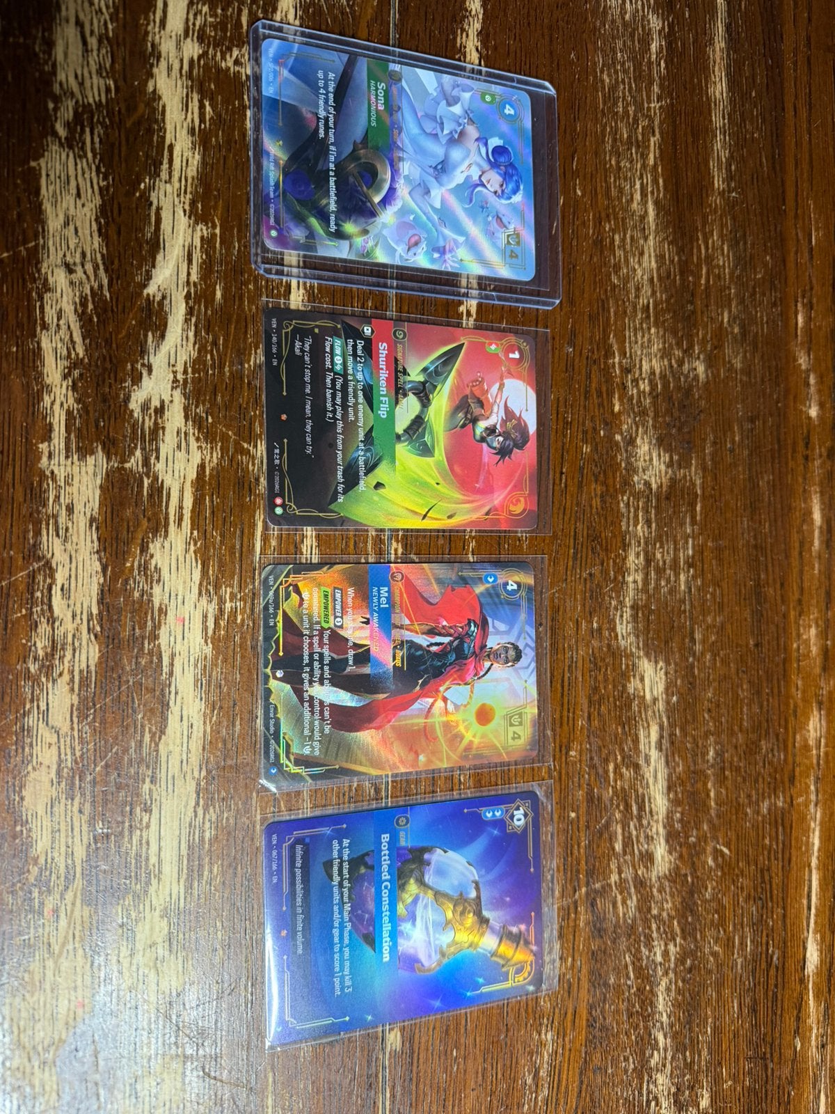 Riftbound hitjes verschillende setjes, Ophalen of Verzenden, Zo goed als nieuw, Foil