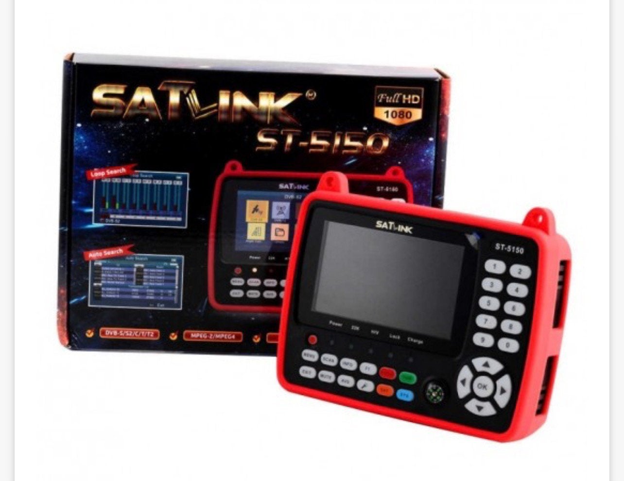 Satlink ST-5150 - DVB-S2/C/T2 Combo Satellietmeter - Full HD, Audio, Tv en Foto, Schotelantennes, Ophalen of Verzenden, Nieuw
