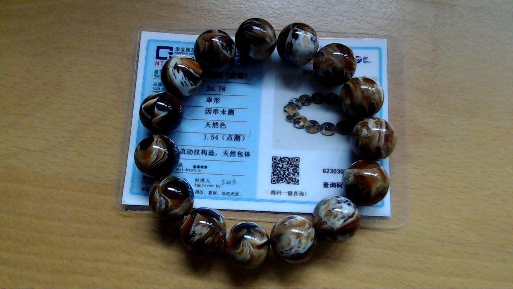 Armband Mexican Beeswax Amber, Overige materialen, Geel, Nieuw, Ophalen of Verzenden