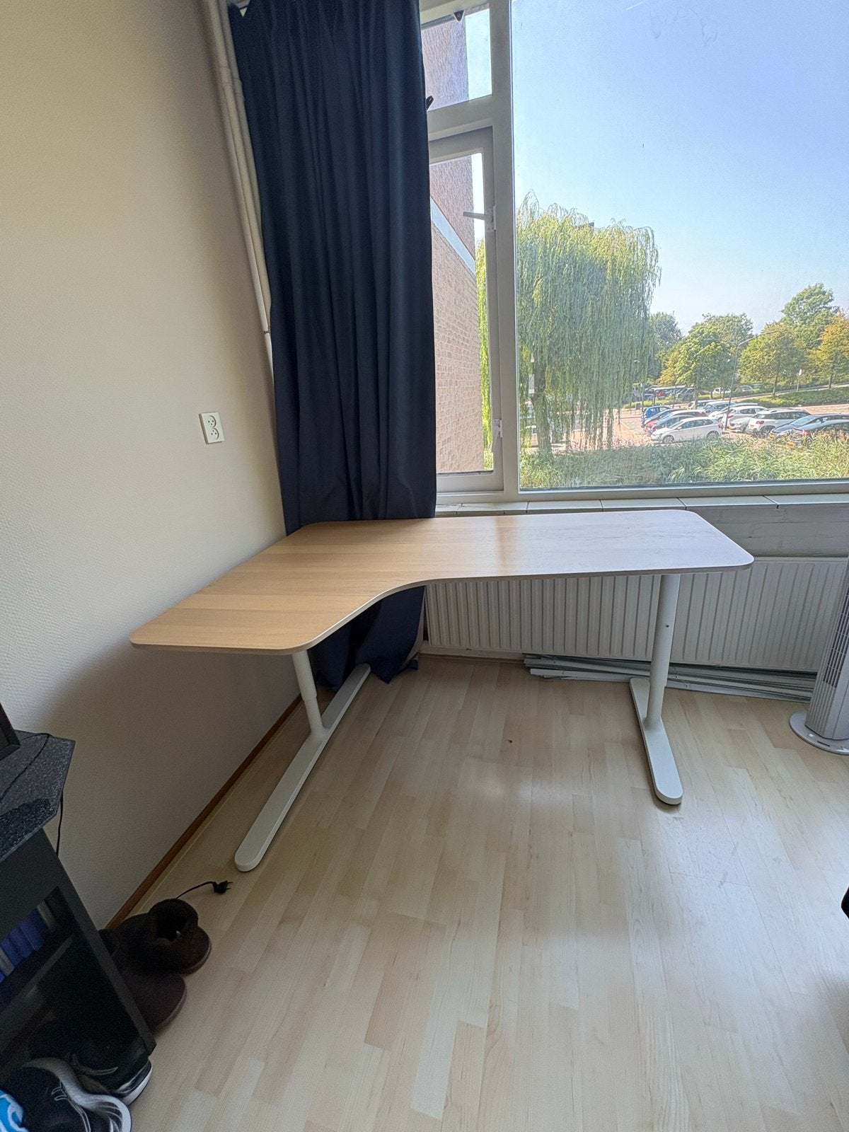 Hoekbureau Bekant Ikea, Ophalen, Opbergruimte, Gebruikt, Hout