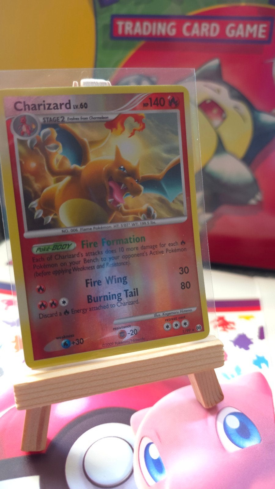 Charizard 1/99 Reverse Holo – Arceus – Near Mint (NM), Ophalen of Verzenden, Zo goed als nieuw