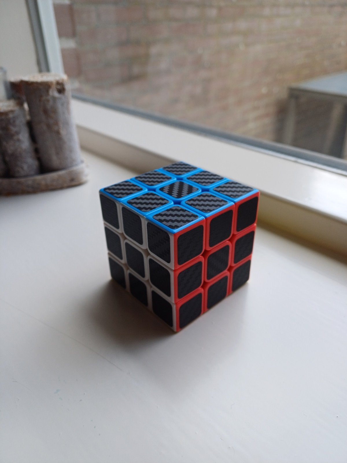 Rubiks kubus met carbon, Ophalen, Zo goed als nieuw, Jongen of Meisje