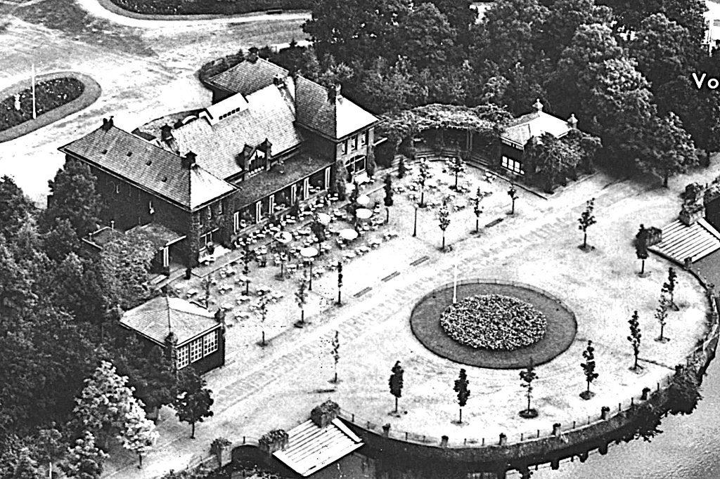 948748 Groningen 1966 Paviljoen Stadspark Restaurant Onbesch, Ophalen of Verzenden, 1960 tot 1980, Ongelopen, Groningen