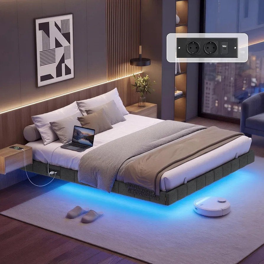 modern ledlicht bedframe nieuw, Tickets en Kaartjes, Eén persoon, 3 overnachtingen of meer