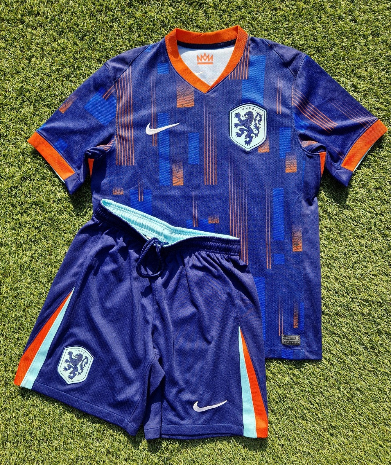 Nederlands elftal tenue 2024 Oranje KNVB shirt + broekje, Nike, Ophalen of Verzenden, Zo goed als nieuw, Voetbal