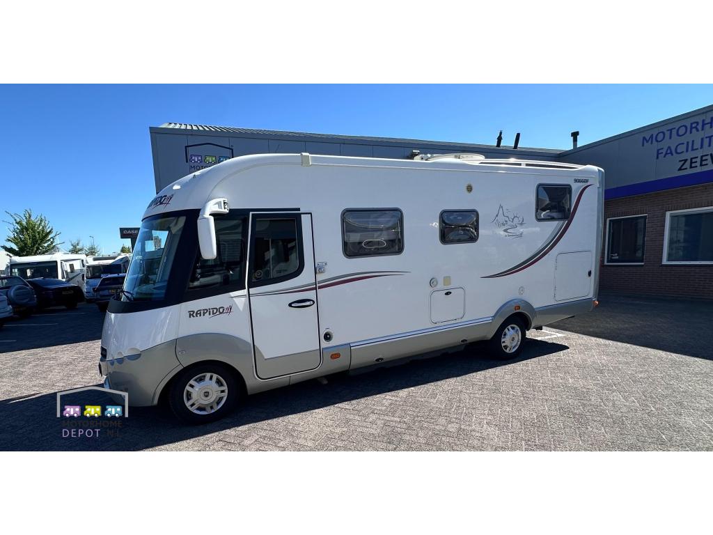 Rapido Le Randonneur 9066 DF NLcamper Lengtebedden 62000km!, Caravans en Kamperen, Integraal, Afzuigkap, 7 tot 8 meter, Bedrijf