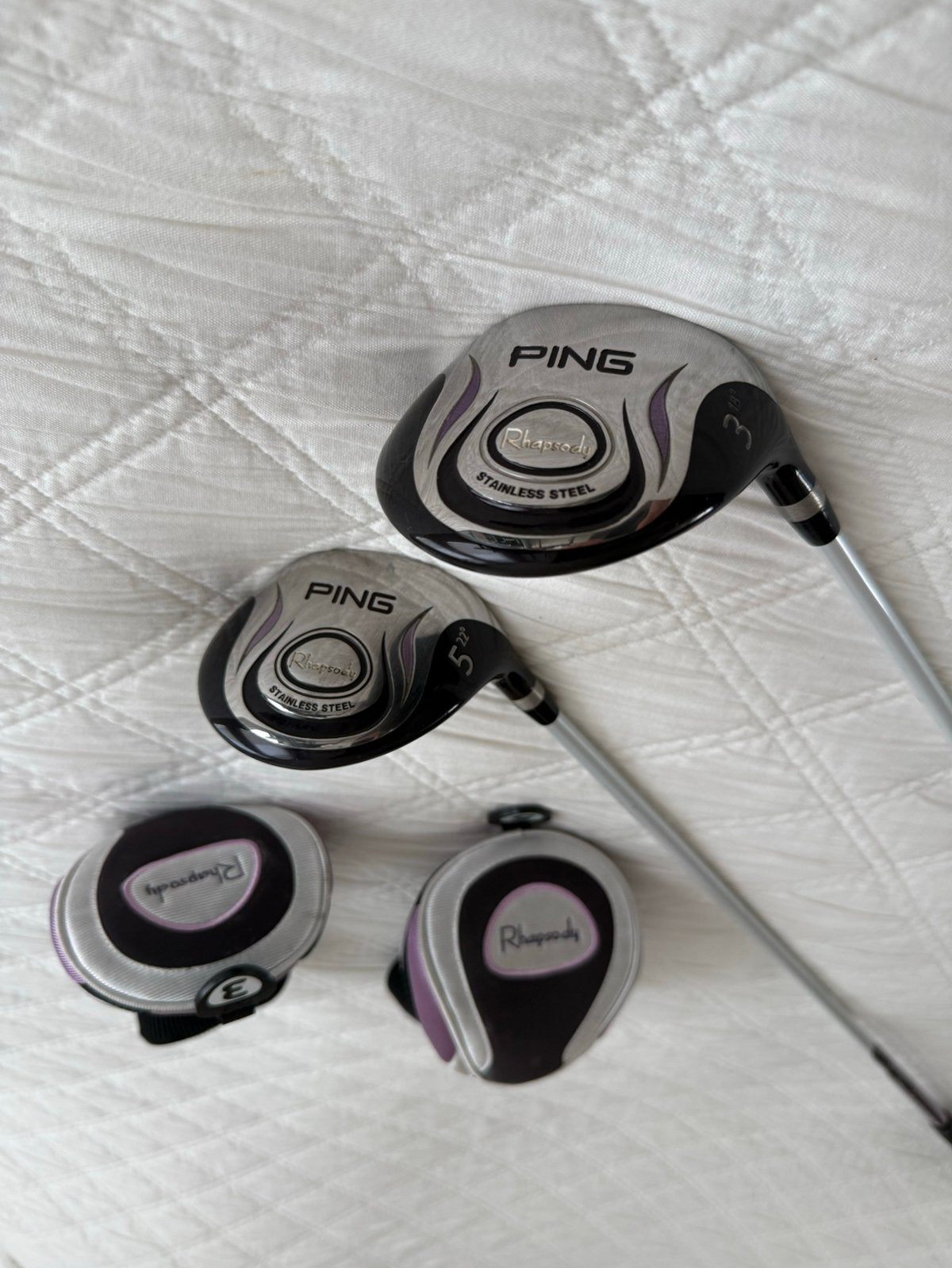 Ping Fairway Woods 3 en 5, Ophalen of Verzenden, Gebruikt, Club, Ping