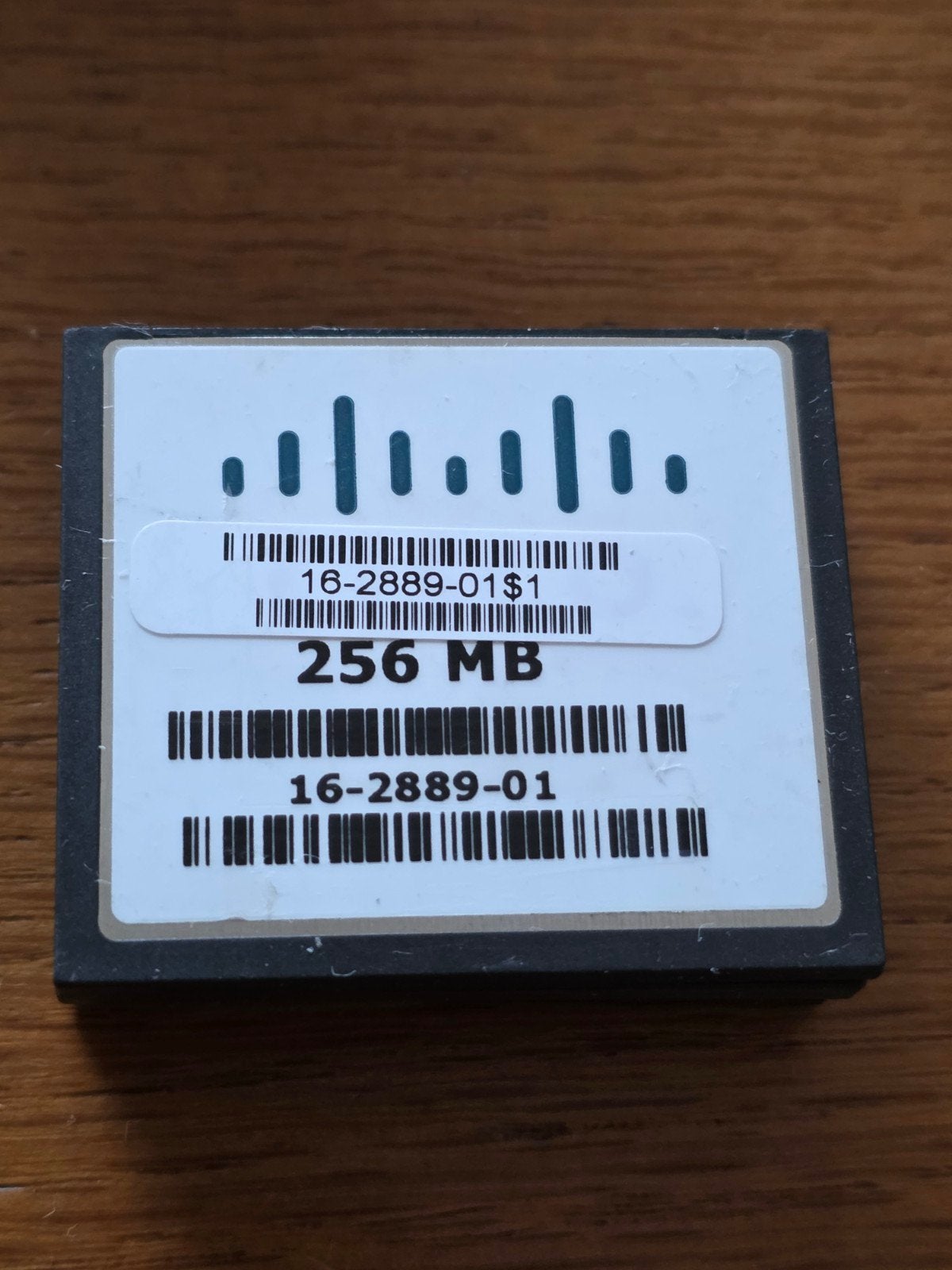 Cisco Compact Flash Kaart 256 MB - 16-2889-01, Gebruikt, Cisco, Compact Flash (CF), Overige