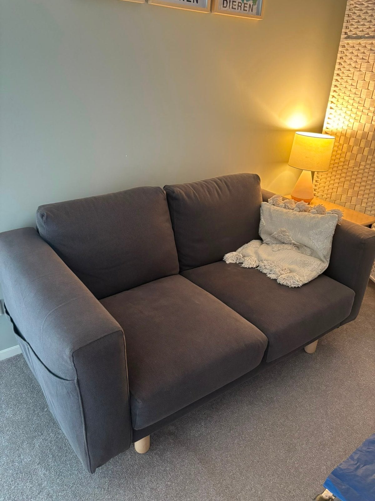 Ikea 2-zits Norsborg bankje, Ophalen, 150 tot 200 cm, Tweepersoons, 75 tot 100 cm
