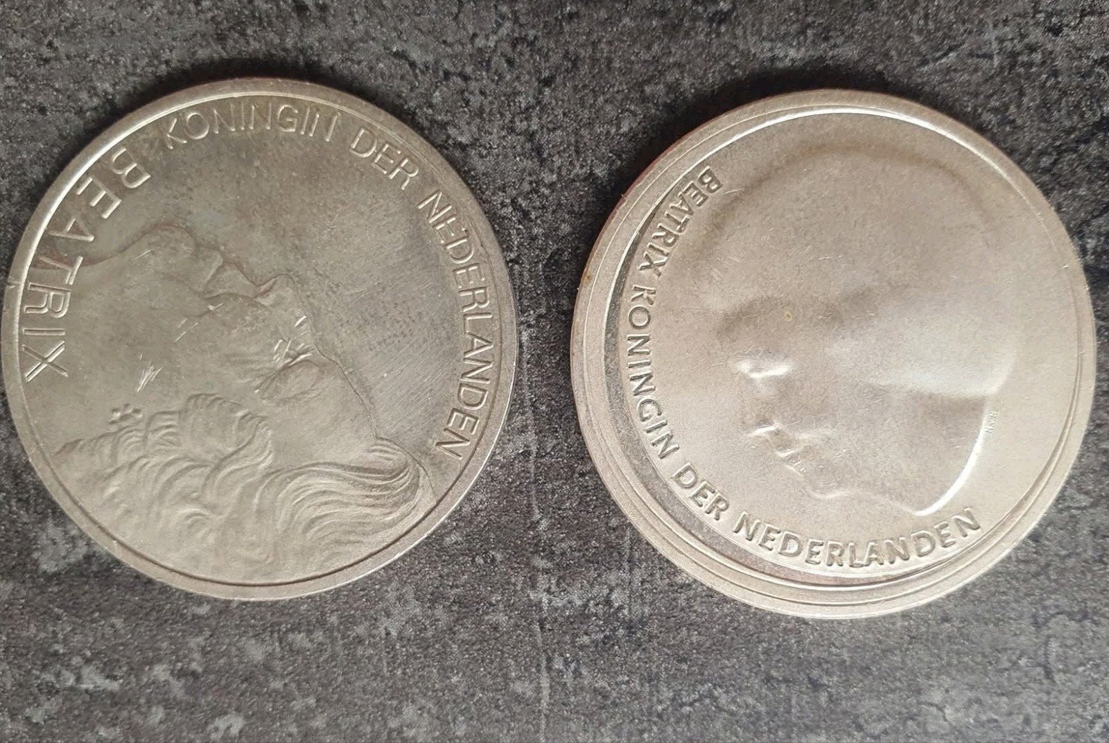 Hugo de Groot Tientje  & Huwelijksmunt WA & Máxima, Setje, Koningin Beatrix, Zilver, Overige waardes