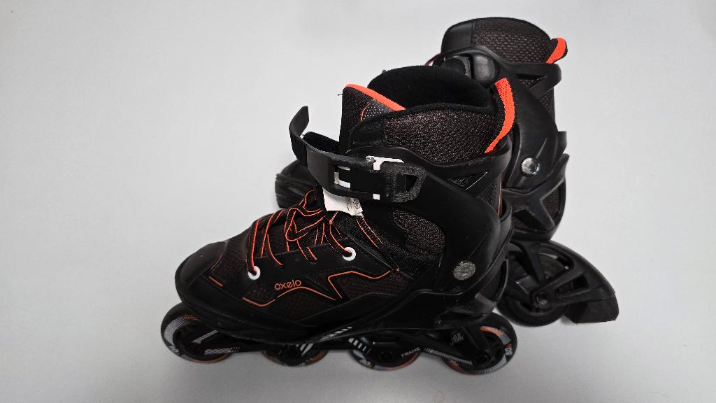 Oxelo verstelbare skeelers maat 35–38 / kinderskates, Kinderen, Inline skates 4 wielen, Ophalen, Overige merken