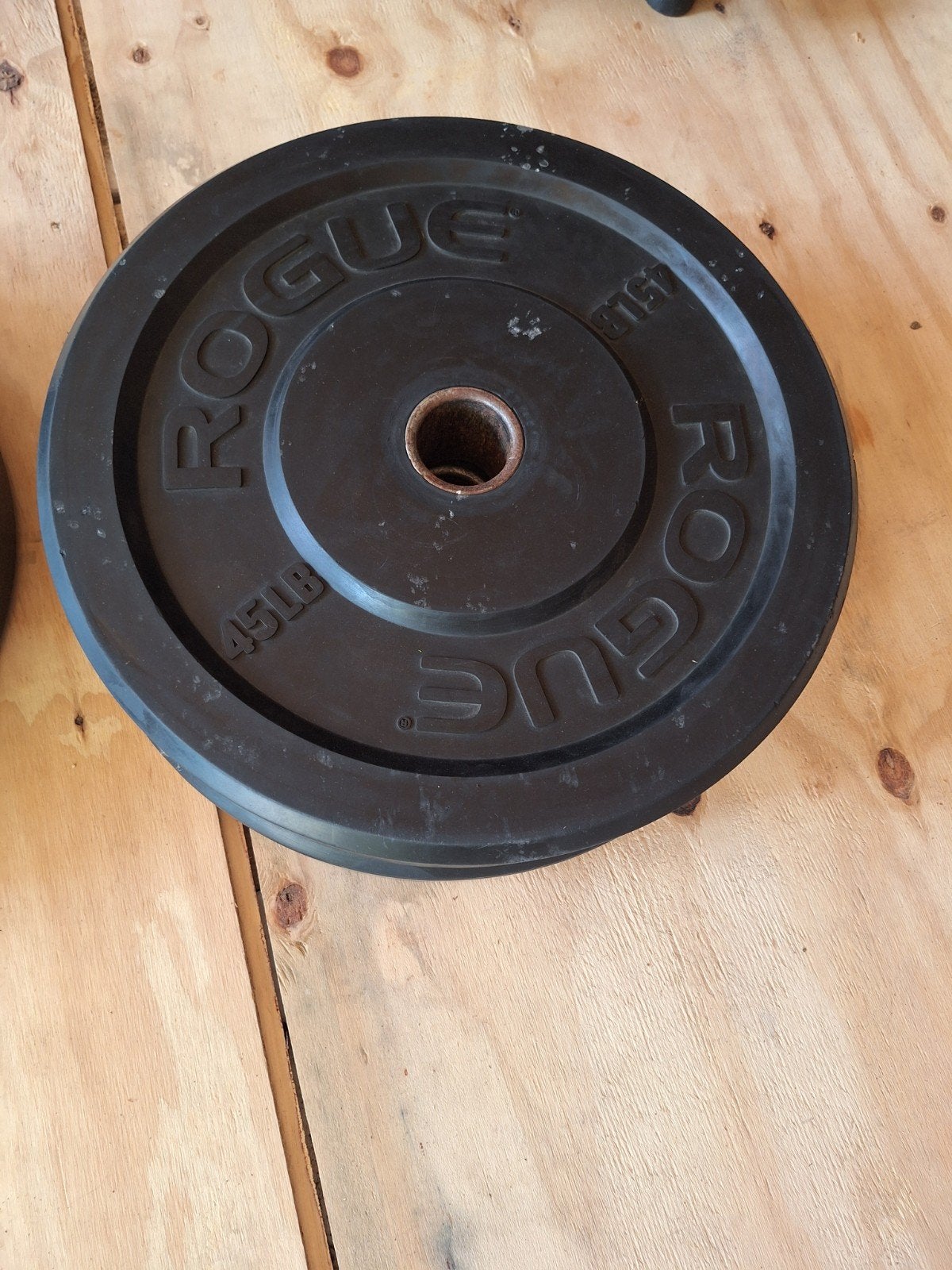 Rogue Bumperplates 20kg - Professionele Halterschijven, Sport en Fitness, Ophalen, Gebruikt, Halterschijven