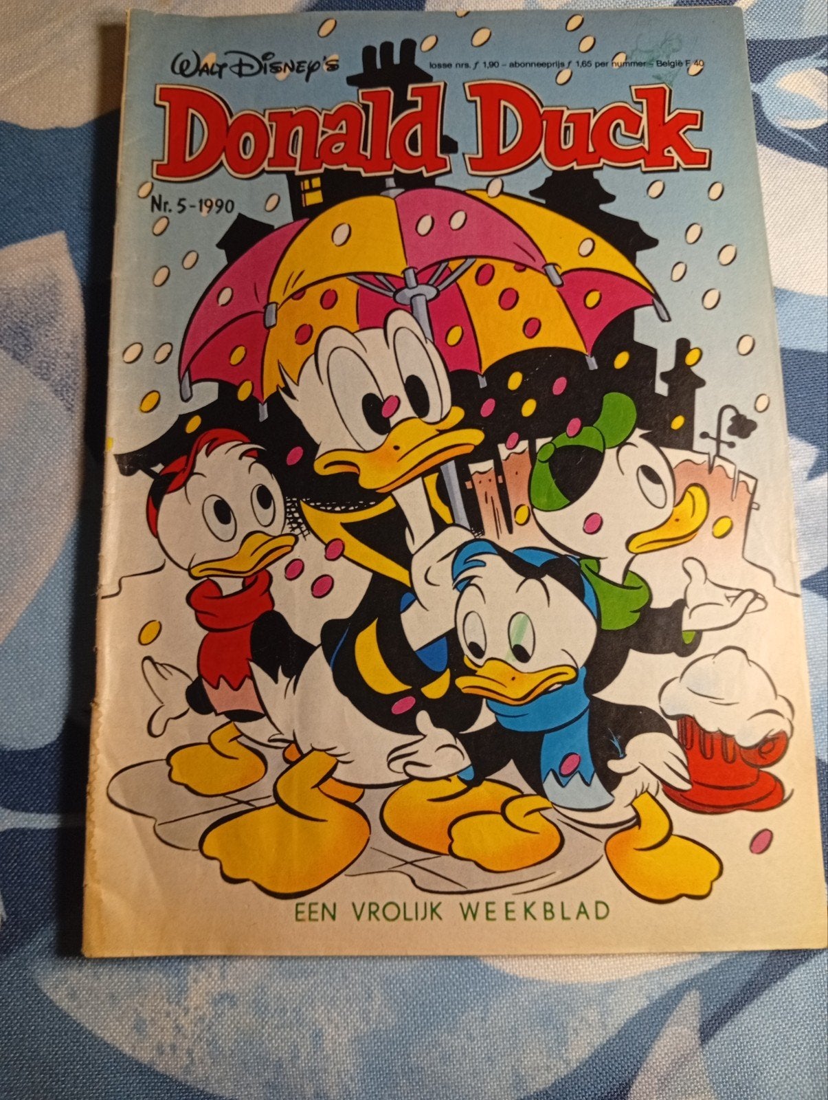 Donald Duck Weekblad Nr. 5-1990 - Een vrolijk weekblad, Eén stripboek, Ophalen of Verzenden, Gelezen
