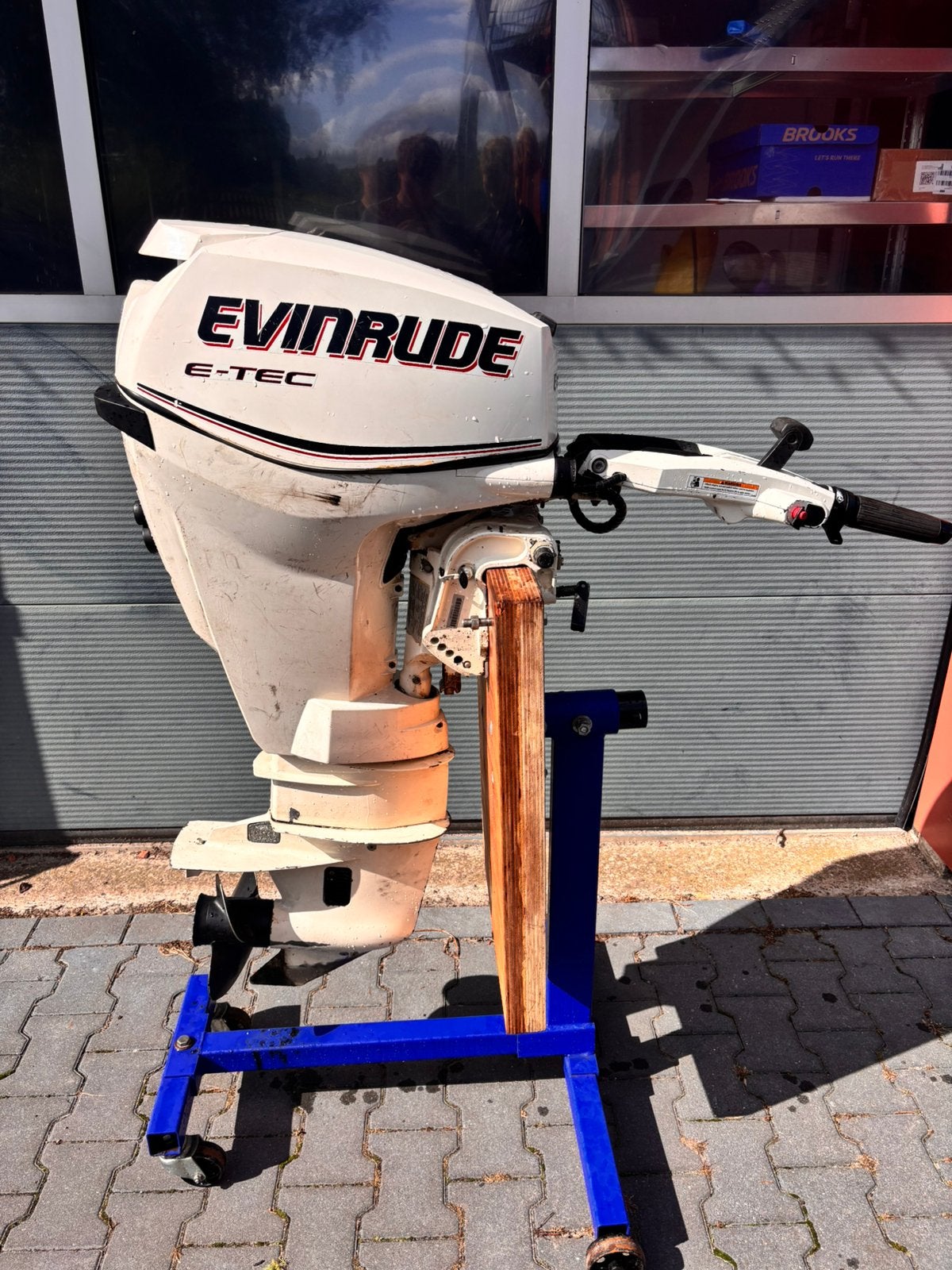 Evinrude 25 pk 2 takt kortstaat, Ophalen of Verzenden, Zo goed als nieuw, Benzine, 10 tot 30 pk