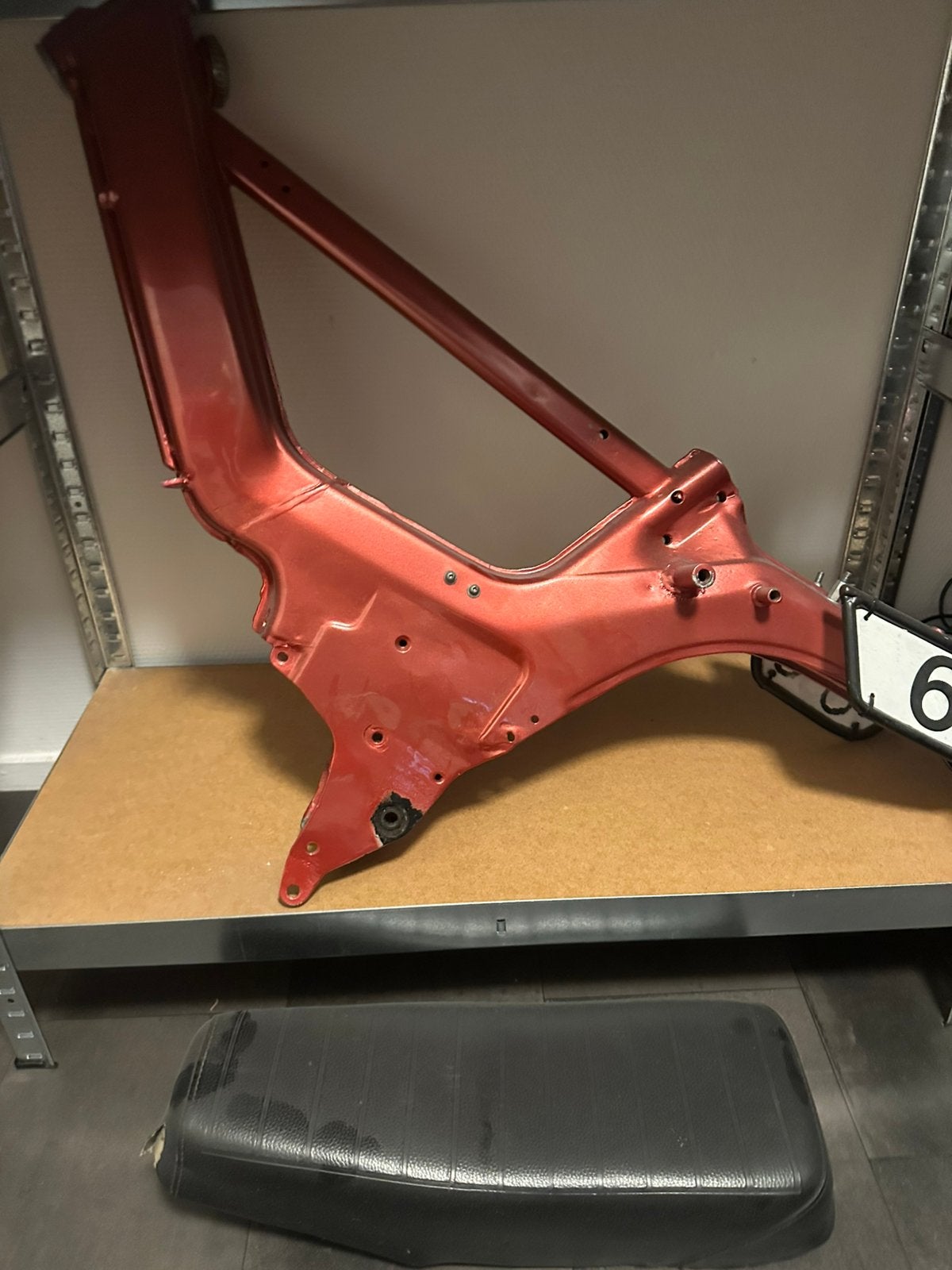 Puch frame verstevigd met zadel en rekje, Ophalen of Verzenden, Zo goed als nieuw, Frame