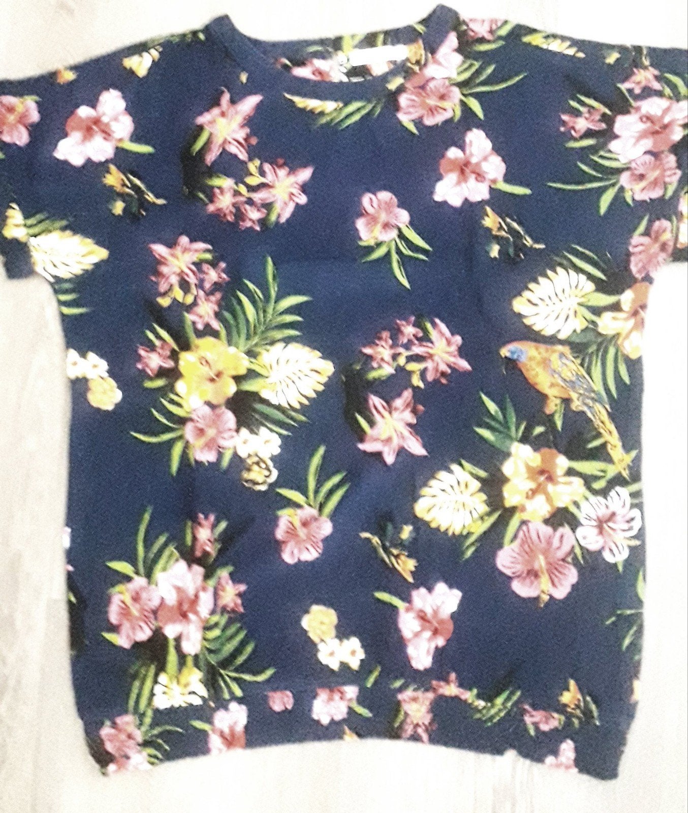 Heerlijk luchtige donkerblauwe blouse, 170, WE, Kinderen en Baby's, Kinderkleding | Maat 170, WE, Meisje, Overhemd of Blouse, Ophalen of Verzenden