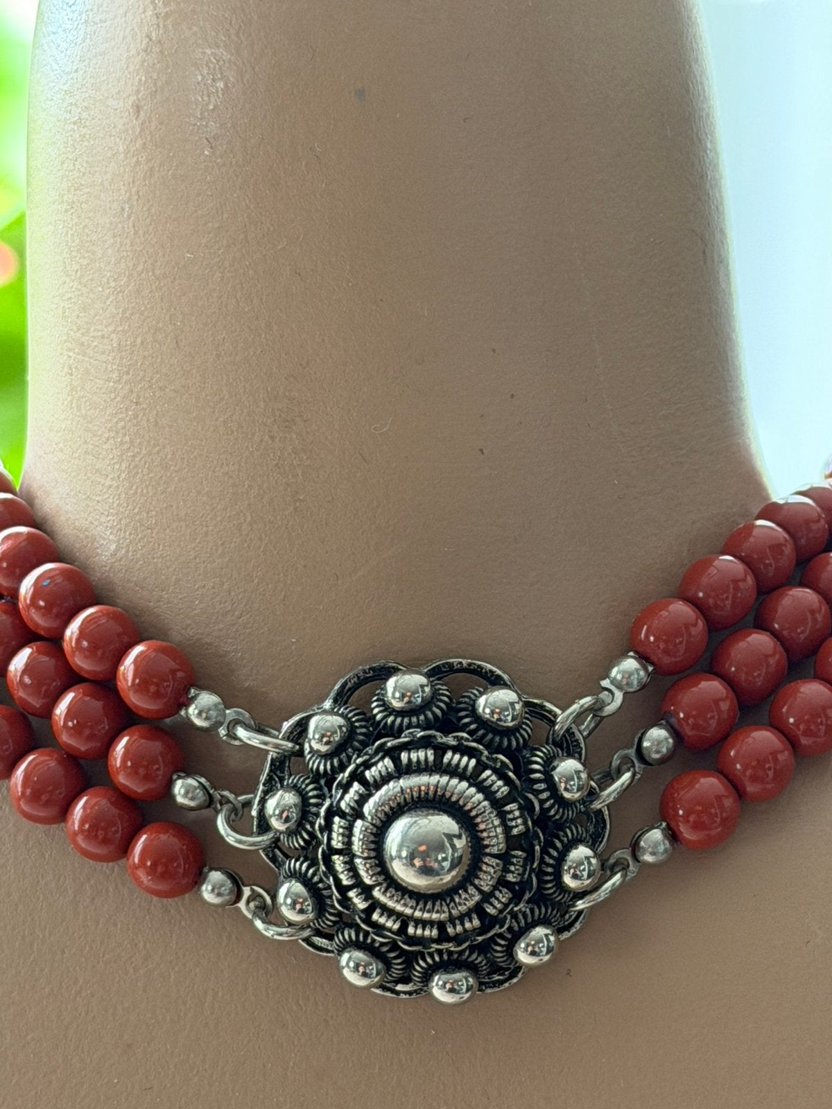 Klederdracht ketting, Sieraden, Tassen en Uiterlijk, Kettingen, Ophalen of Verzenden, Zo goed als nieuw, Zilver, Overige materialen